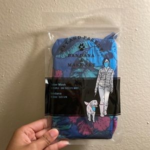 Pet and Parent Floral Bandana & Mask Set